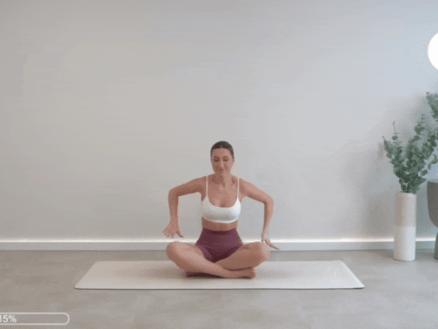 Seated chest opener