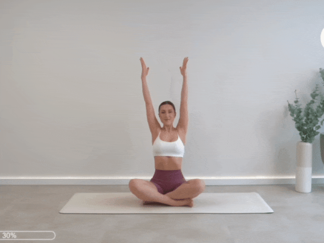 Seated spinal twist