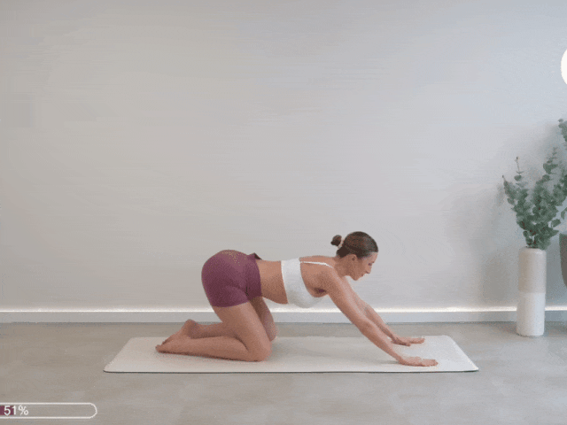 Extended child's pose