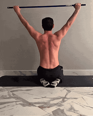W-position twist with a stick